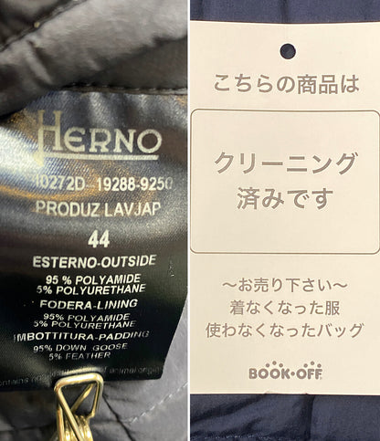 HERNO ダウンジャケット ネイビー P10272D レディース SIZE 44 ヘルノ