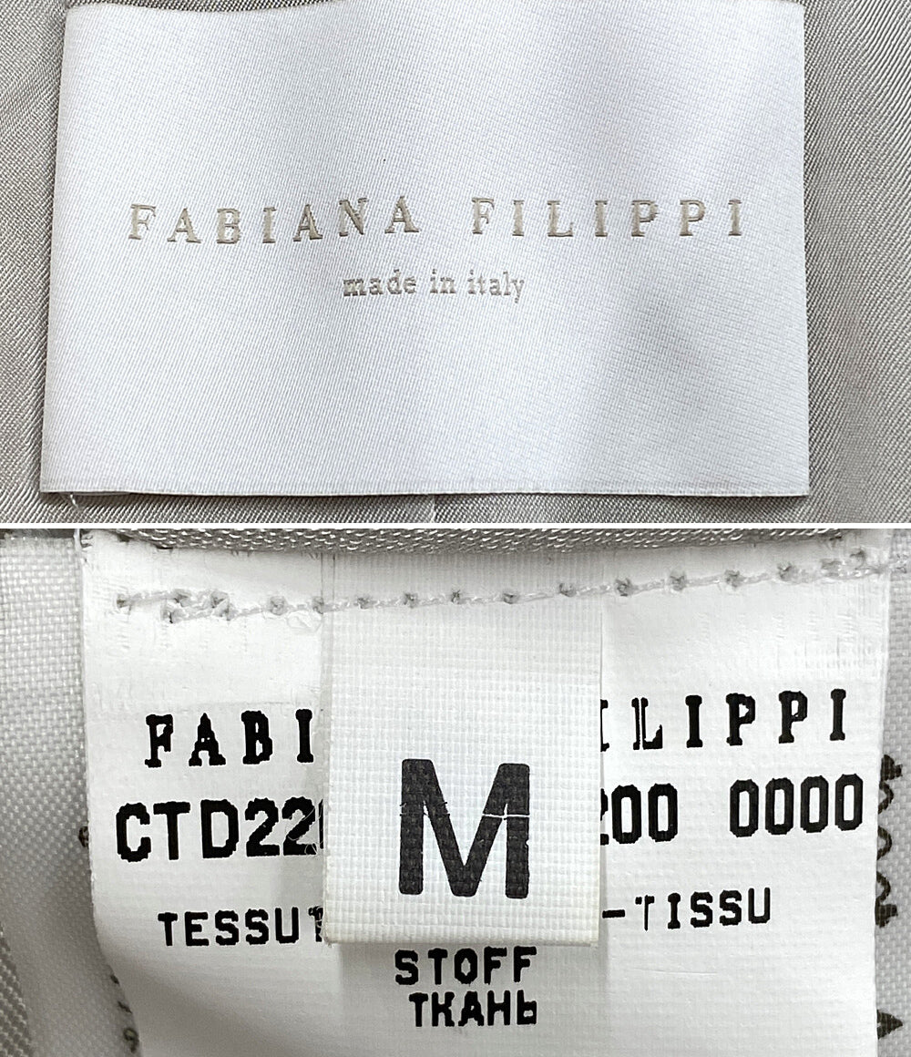 ファビアナ フィリッピ ジャケット アルパカブレンド ハーフスリーブ レディース SIZE M FABIANA FILIPPI