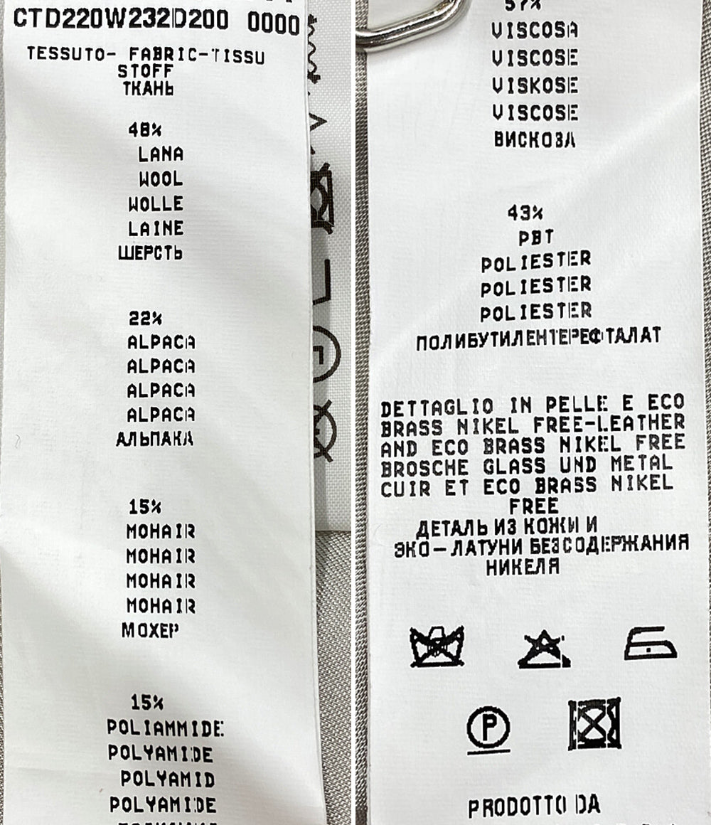 ファビアナ フィリッピ ジャケット アルパカブレンド ハーフスリーブ レディース SIZE M FABIANA FILIPPI