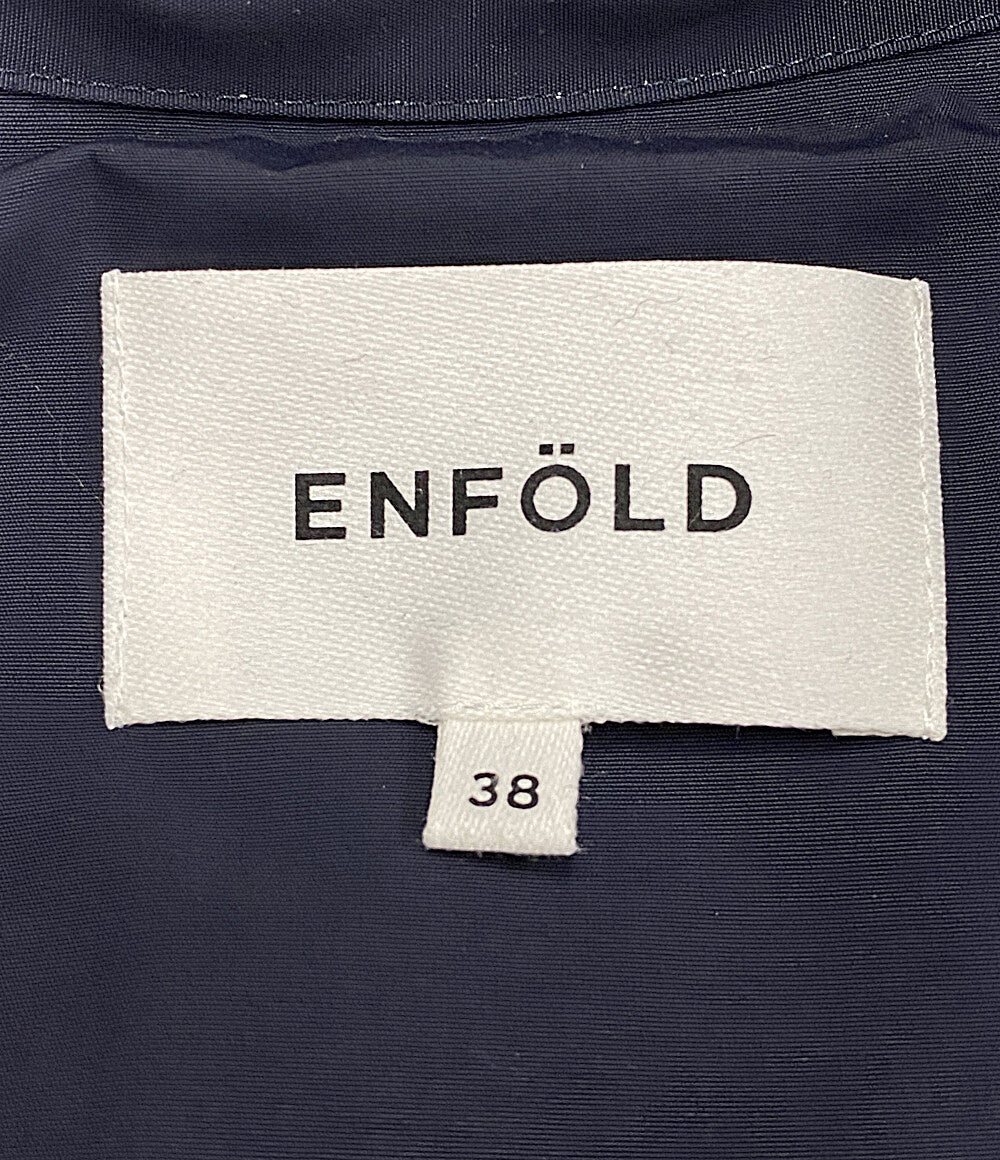 エンフォルド  コート ネイビー      レディース SIZE 38  ENFOLD