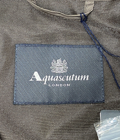 アクアスキュータム  コート 撥水 ブラウン 収納ポーチ付      レディース SIZE M  Aquascutum