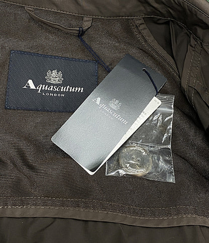 アクアスキュータム  コート 撥水 ブラウン 収納ポーチ付      レディース SIZE M  Aquascutum