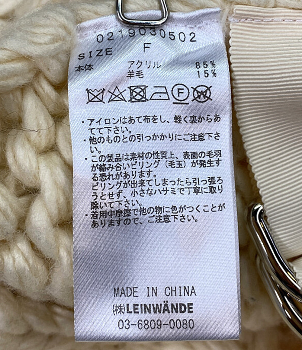 LEINWANDE ラインヴァンド 長袖ニット 219030502 レディース SIZE F