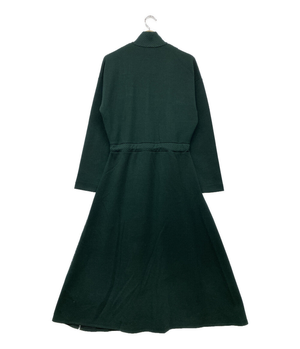 パメオポーズ  長袖ワンピース Bicolor Jersey Dress グリーン      レディース SIZE F  PAMEO POSE
