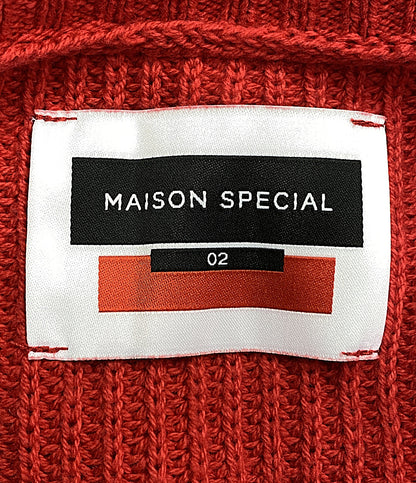MAISON SPECIAL メゾンスペシャル ニット クラッシュ加工 メンズ SIZE 02
