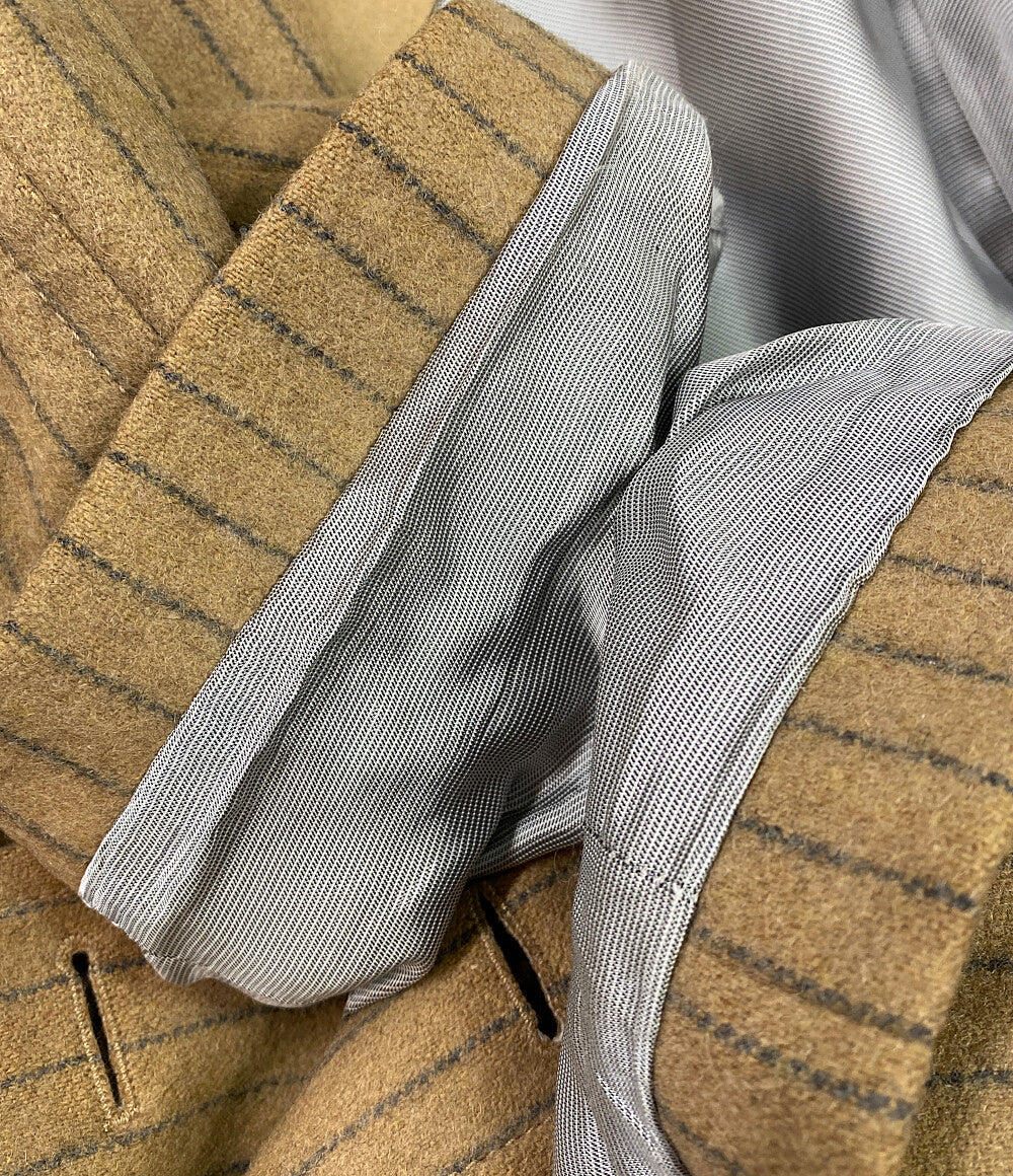 ネヘラ ダブルコート STRIPE THICK SUIT WOOL COAT レディース SIZE XS NEHERA