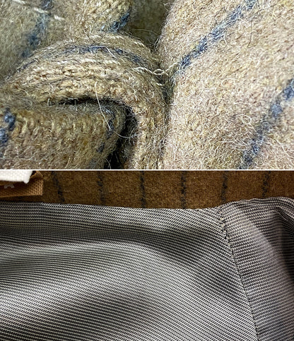 ネヘラ ダブルコート STRIPE THICK SUIT WOOL COAT レディース SIZE XS NEHERA