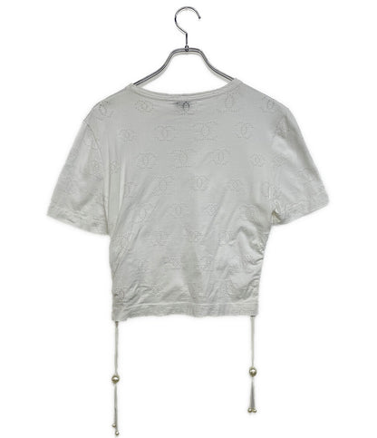 シャネル  半袖Ｔシャツ ココ クロップド Tシャツ     P72733K10463 レディース SIZE S  CHANEL