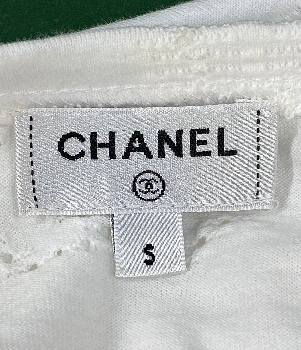 シャネル 半袖Tシャツ ココ クロップド Tシャツ P72733K10463