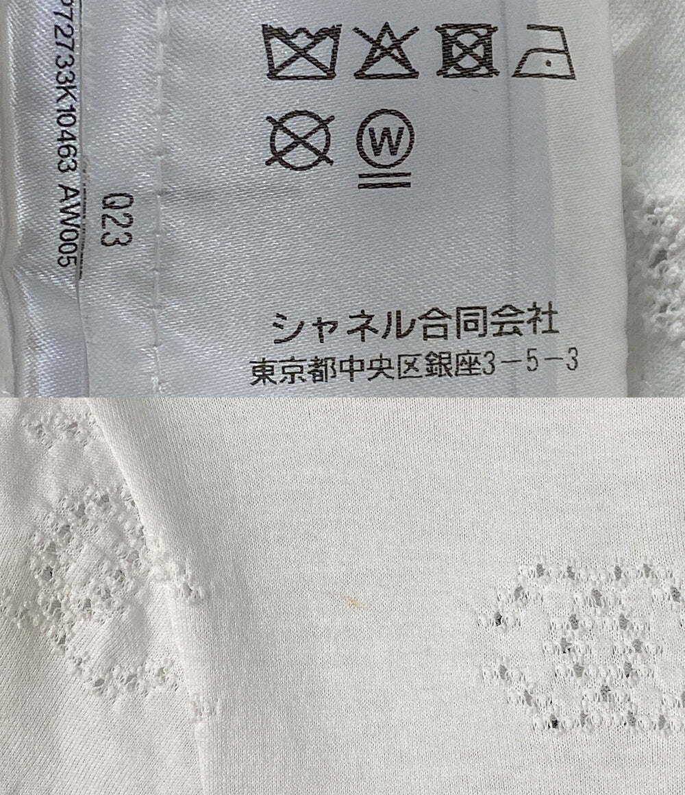 シャネル  半袖Ｔシャツ ココ クロップド Tシャツ     P72733K10463 レディース SIZE S  CHANEL