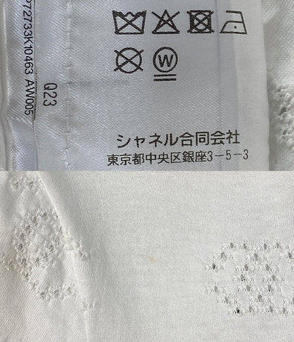 シャネル  半袖Ｔシャツ ココ クロップド Tシャツ     P72733K10463 レディース SIZE S  CHANEL