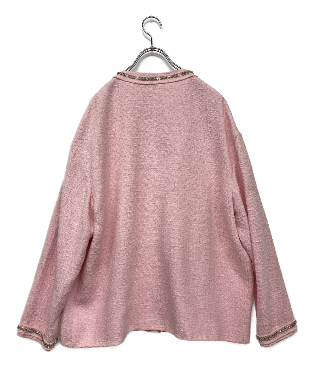 ヌメロ ヴェントゥーノ 訳あり ノーカラージャケット 24S-002      レディース SIZE XS  N°21