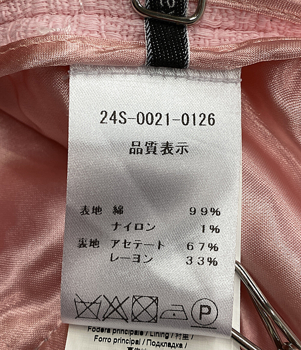 ヌメロ ヴェントゥーノ 訳あり ノーカラージャケット 24S-002      レディース SIZE XS  N°21