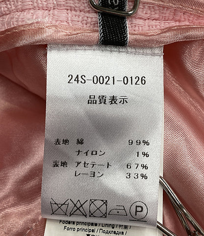 ヌメロ ヴェントゥーノ 訳あり ノーカラージャケット 24S-002      レディース SIZE XS  N°21