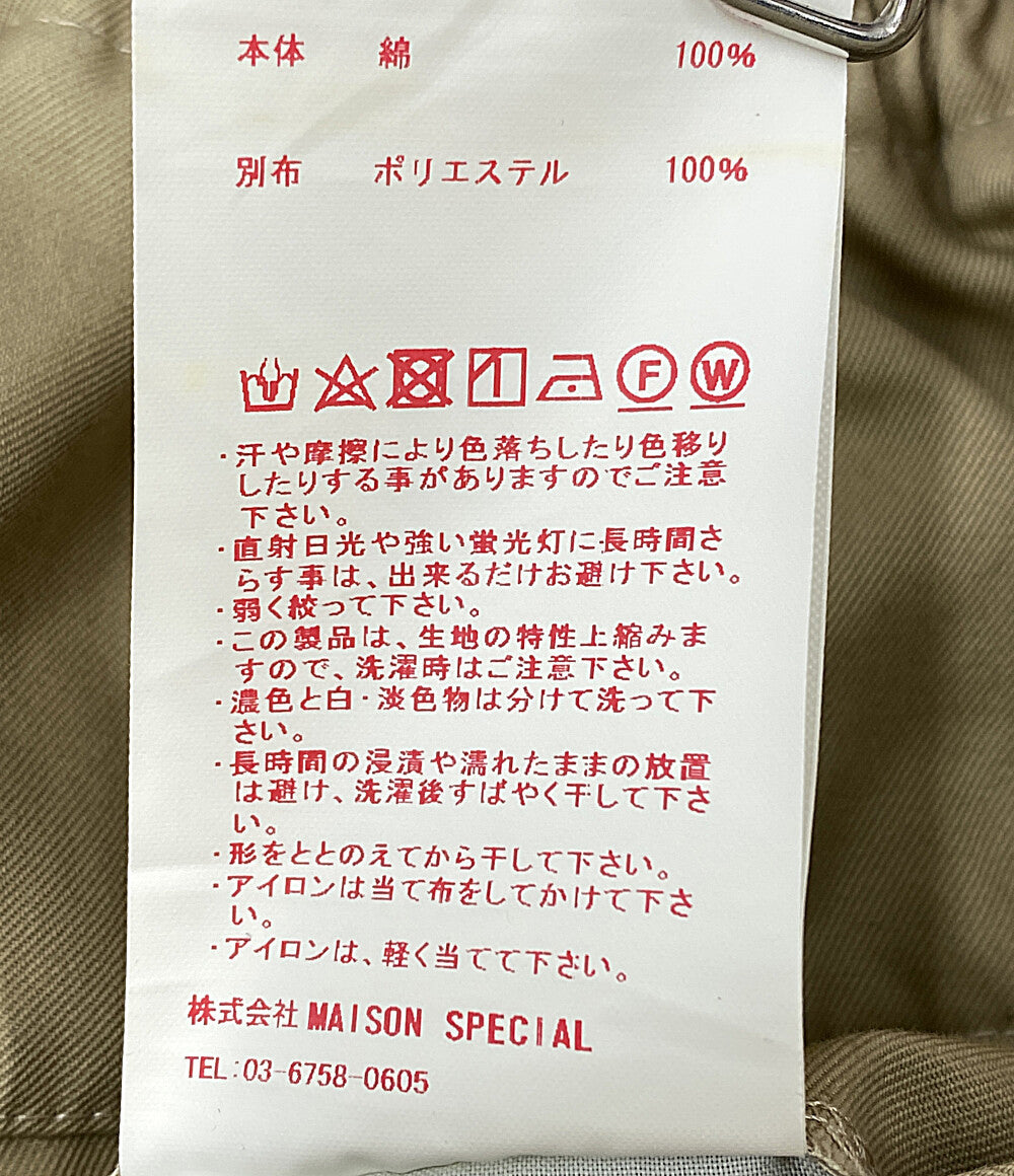 メゾンスペシャル 2タック ワイドパンツ カーキ     11222461214 メンズ SIZE 02  MAISON SPECIAL