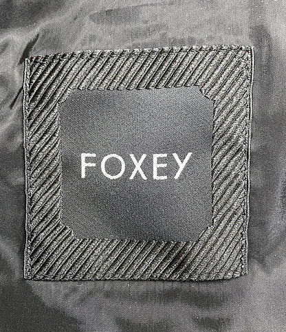 フォクシー 美品 ショート中綿コート ブラック      レディース SIZE 38  foxey