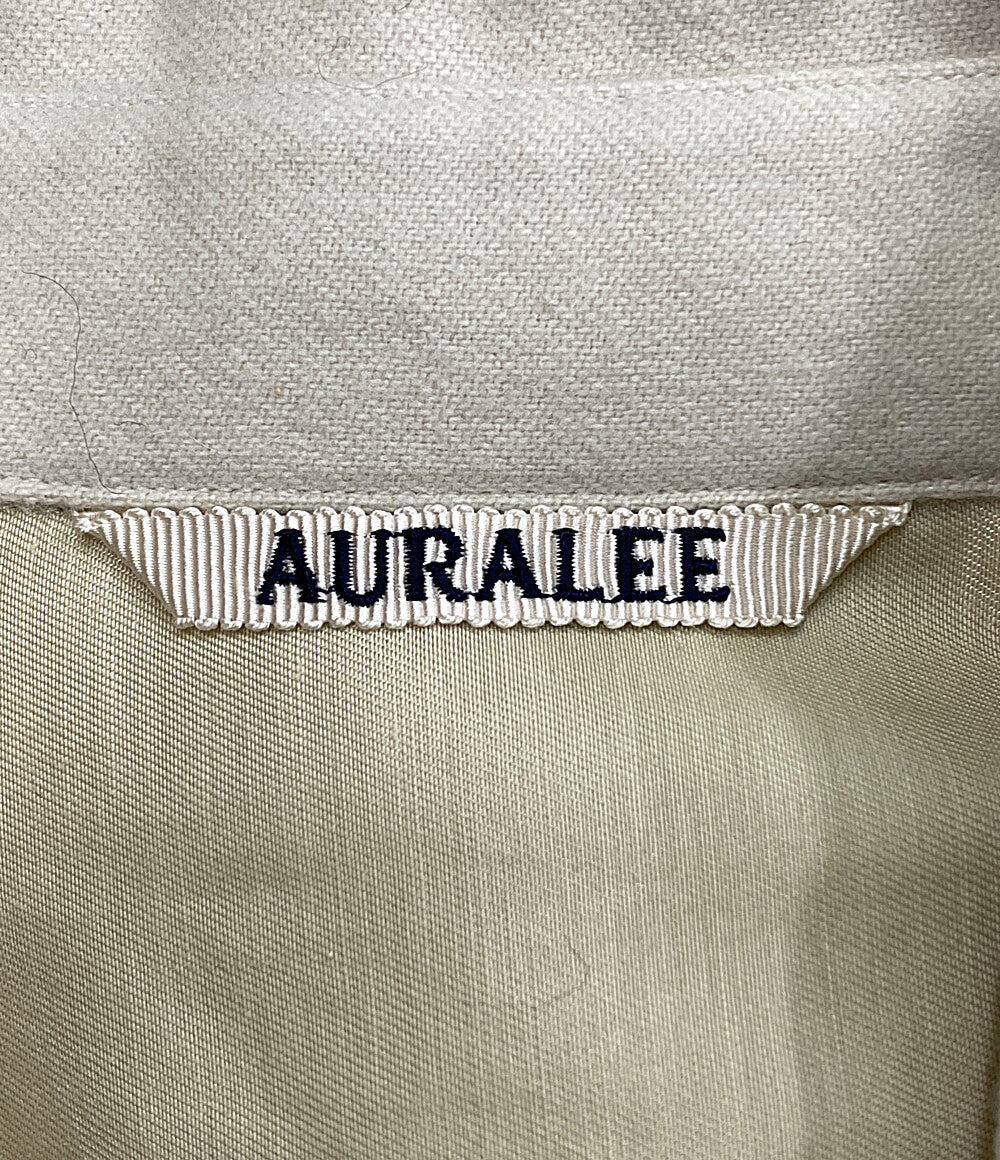 AURALEE 長袖シャツ Super Soft Wool Flannel Shirts レディース SIZE - オーラリー