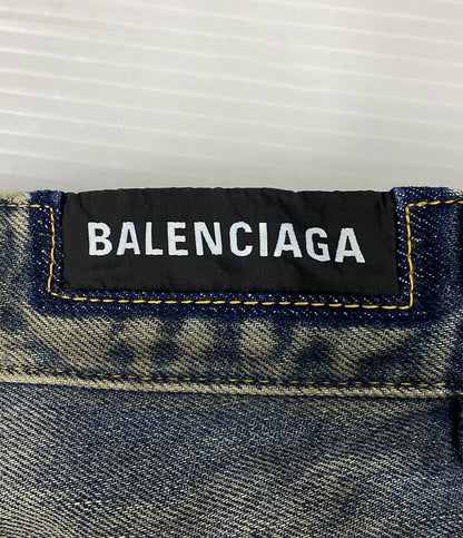 バレンシアガ  デニムパンツ ダメージ加工 BAGGY PANTS      レディース SIZE S  BALENCIAGA