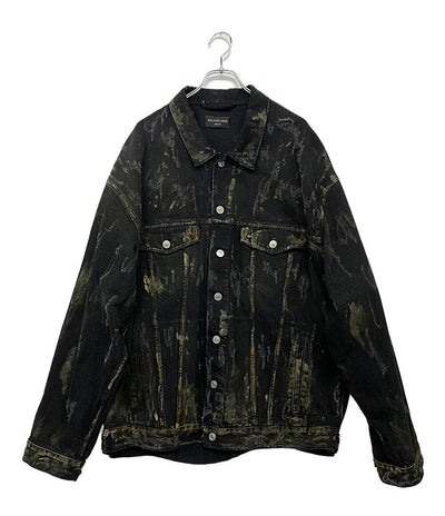 バレンシアガ  デニムジャケット 748022 SUPER DESTROYED DENIM JACKET      メンズ SIZE 2  BALENCIAGA