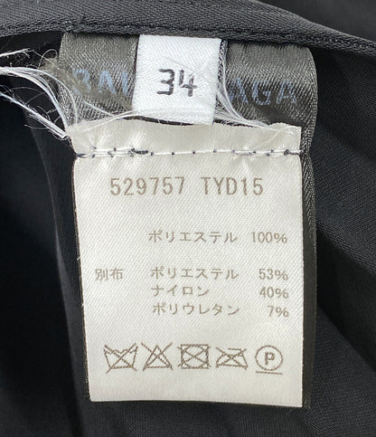 バレンシアガ  プリーツスカート ブラック 529757 TYD15      レディース SIZE 34  BALENCIAGA