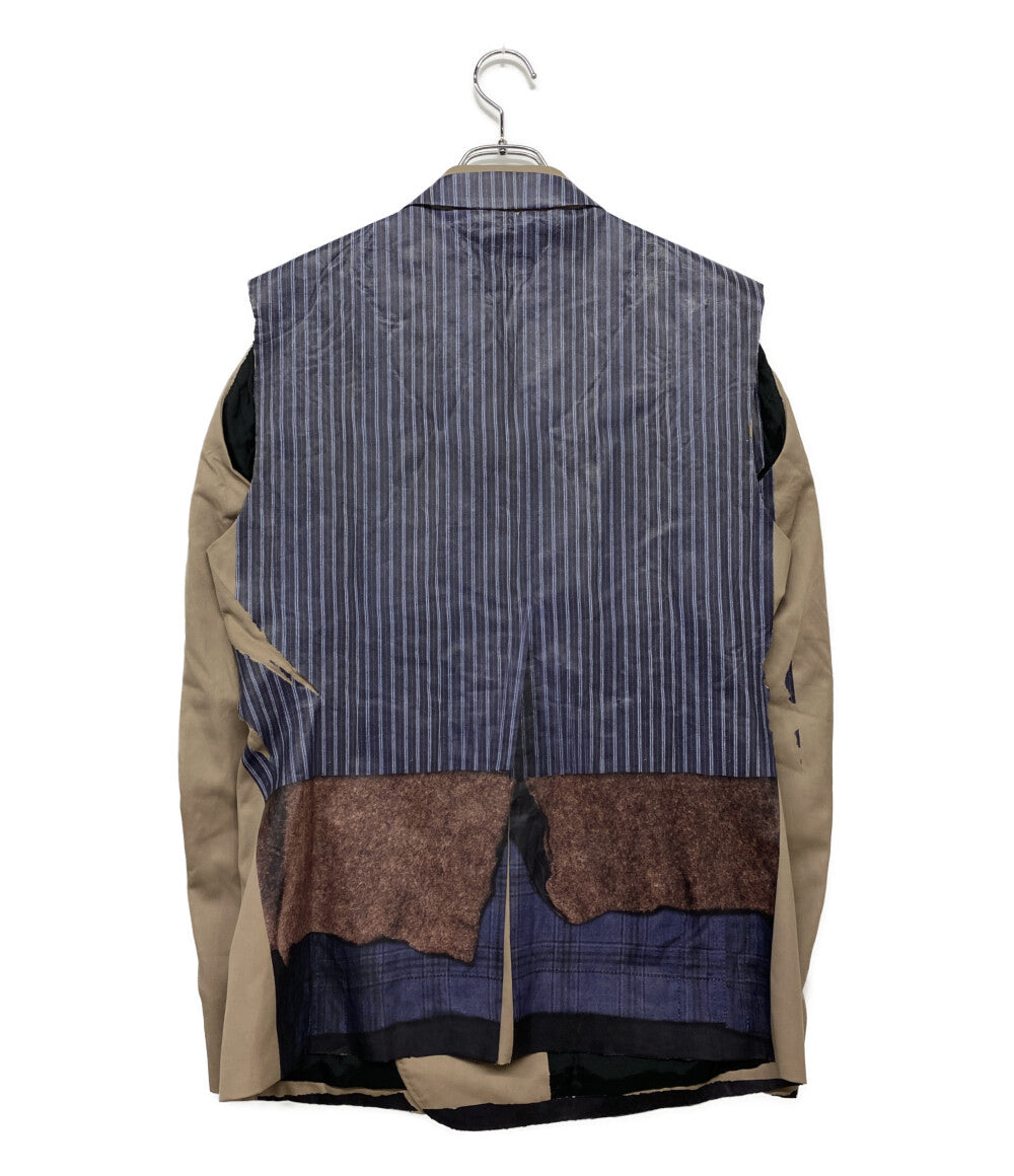 コムデギャルソンオムプリュス  トロンプルイユジャケット 24SS sleeveless blazer       メンズ SIZE M  COMME des GARCONS HOMME PLUS