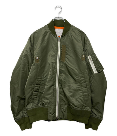 サカイ ジップブルゾン MADSAKI MA-1 カーキ 22AW メンズ SIZE 3 sacai