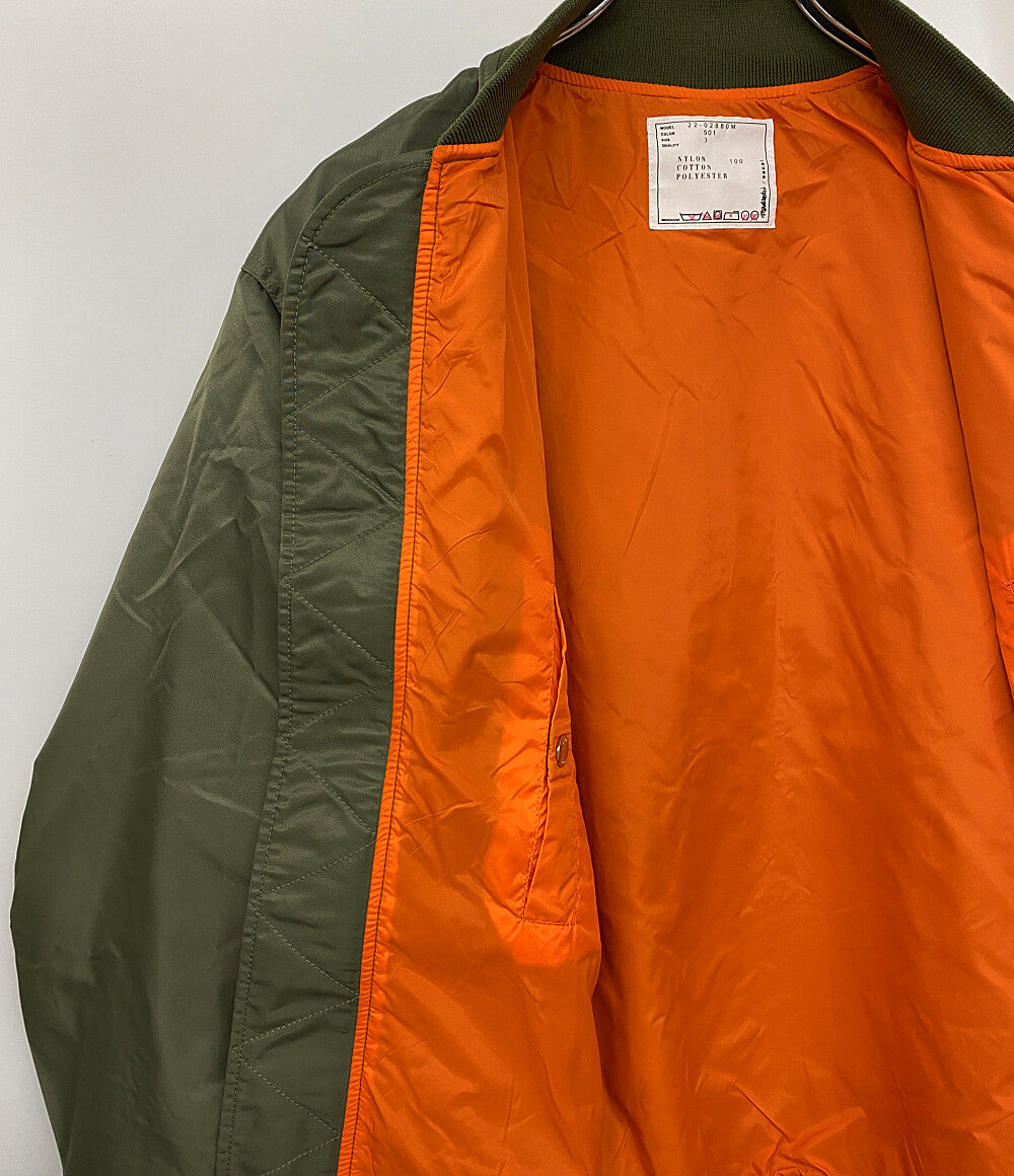 サカイ ジップブルゾン MADSAKI MA-1 カーキ 22AW メンズ SIZE 3 sacai