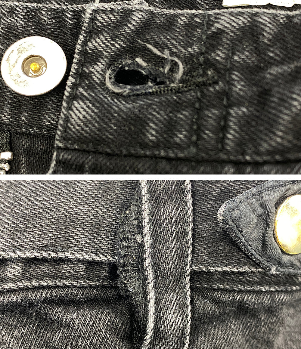 TAMME タム デニムパンツ 98 DENIM SLACKS ブラック 24a0194 メンズ SIZE -