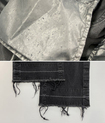 TAMME タム デニムパンツ 98 DENIM SLACKS ブラック 24a0194 メンズ SIZE -