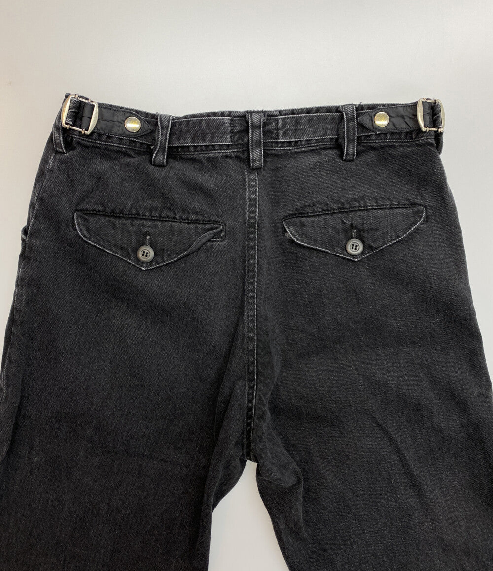 TAMME タム デニムパンツ 98 DENIM SLACKS ブラック 24a0194 メンズ SIZE -