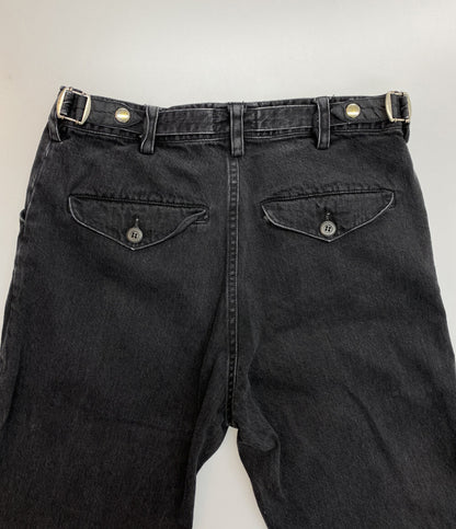 TAMME タム デニムパンツ 98 DENIM SLACKS ブラック 24a0194 メンズ SIZE -