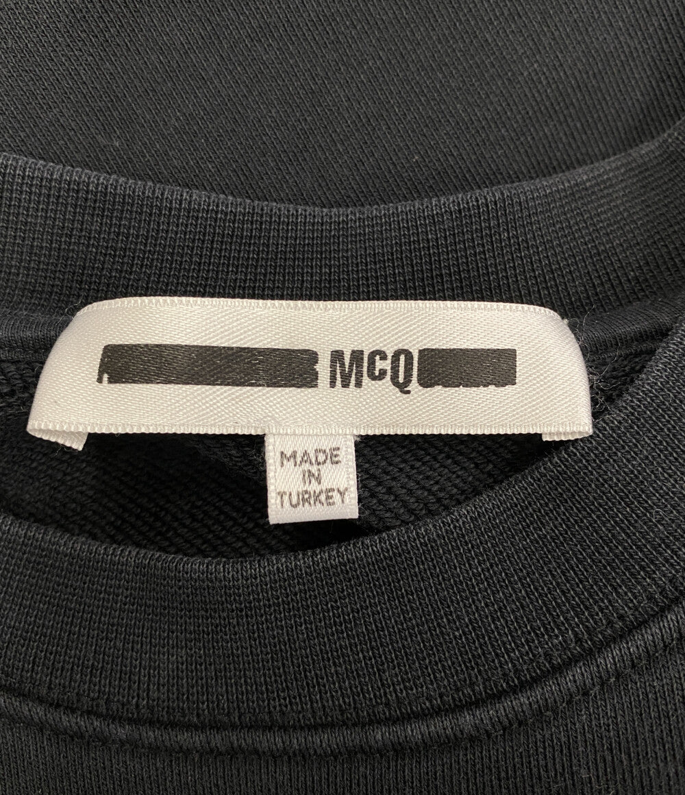 マックキュー  オーバーサイズトレーナー ブラック      メンズ SIZE XS  McQ