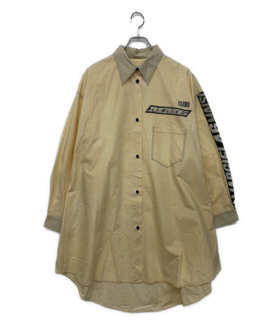 エムエムシックス  メゾンマルジェラ ベージュ シャツワンピース     S52CT0609 S47294 レディース SIZE M  Maison Margiela MM6