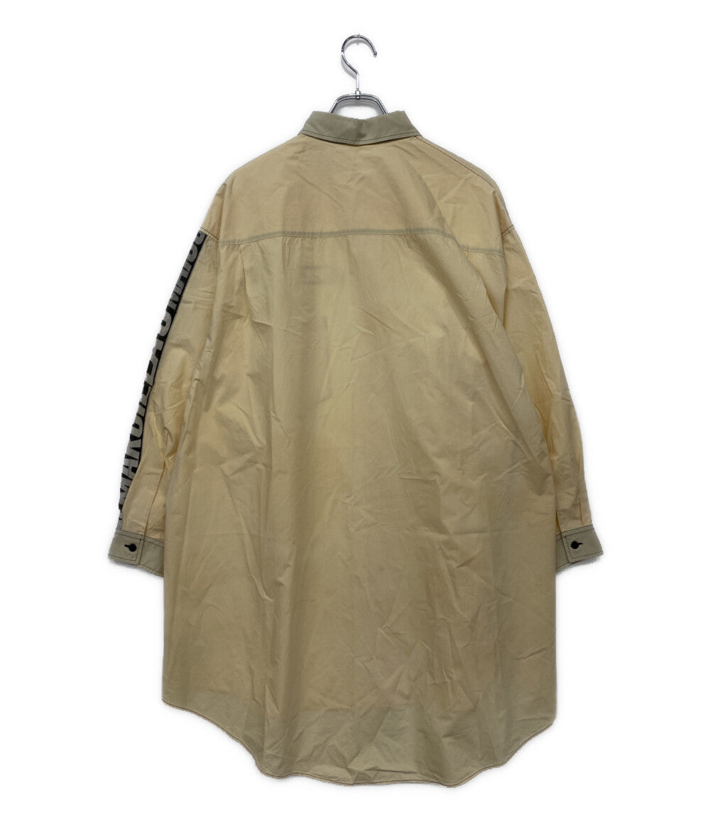 エムエムシックス  メゾンマルジェラ ベージュ シャツワンピース     S52CT0609 S47294 レディース SIZE M  Maison Margiela MM6