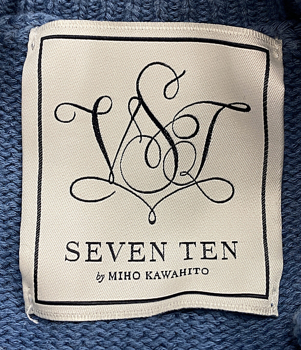 セブンテン デイジービーズニット ブルー 21SS    5S221 レディース SIZE S  SEVEN TEN