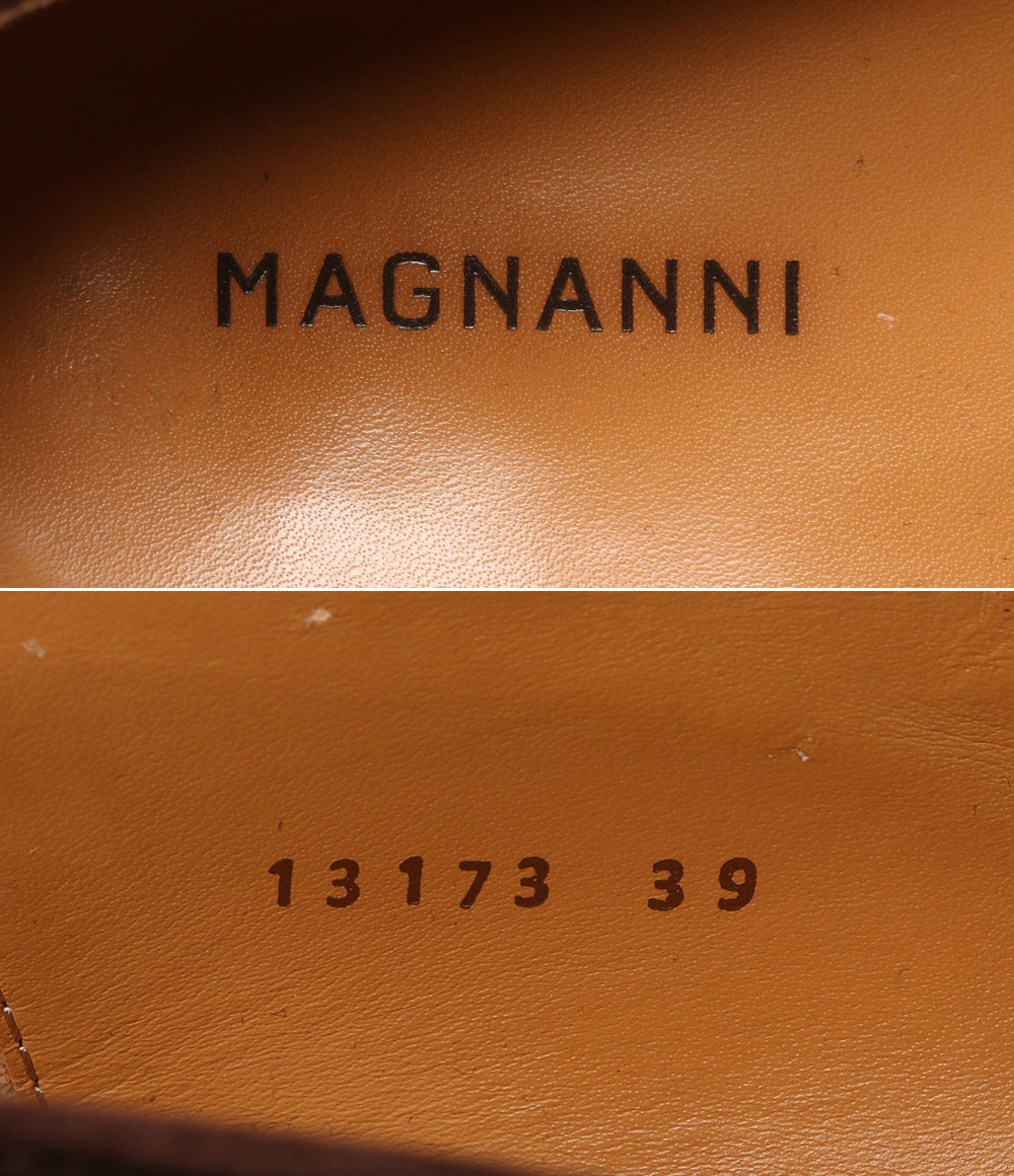 マグナーニ ドレスシューズ スウェード ブラウン     13173 メンズ SIZE 39  MAGNANNI