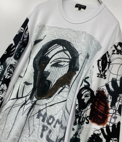 コムデギャルソン  カットソー 2019 Jonathan Meese プリント     PD-T035 メンズ SIZE L  COMME des GARCONS