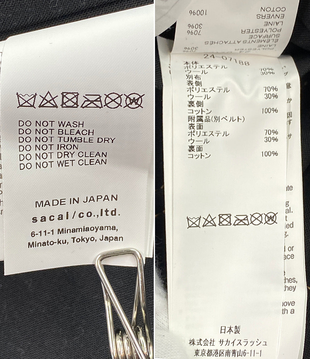 サカイ 美品 半袖ワンピース Carhartt  2024ss     レディース SIZE 1  sacai