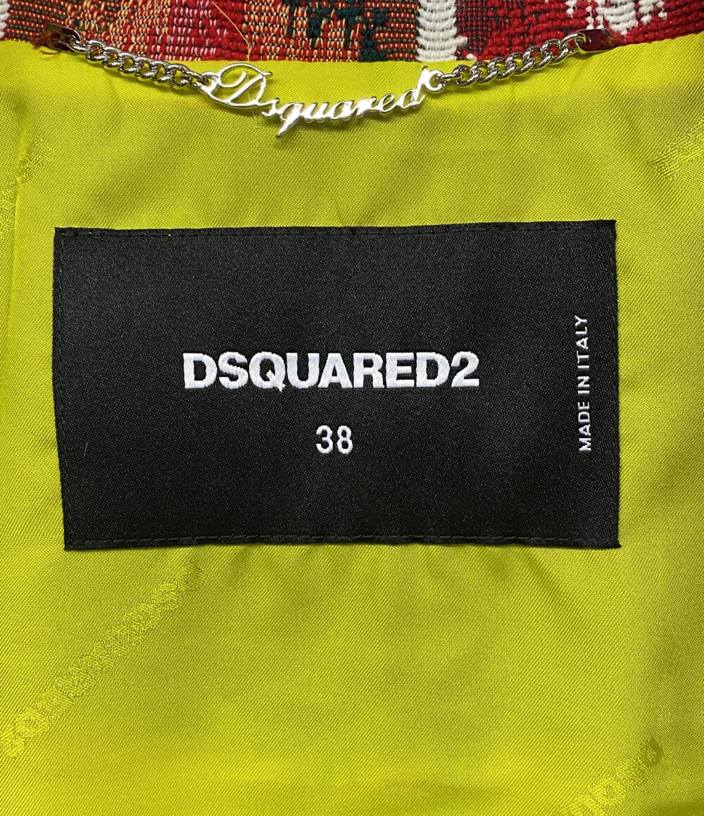 ディースクエアード コート マルチカラー S75AA0379 レディース SIZE 38 DSQUARED2