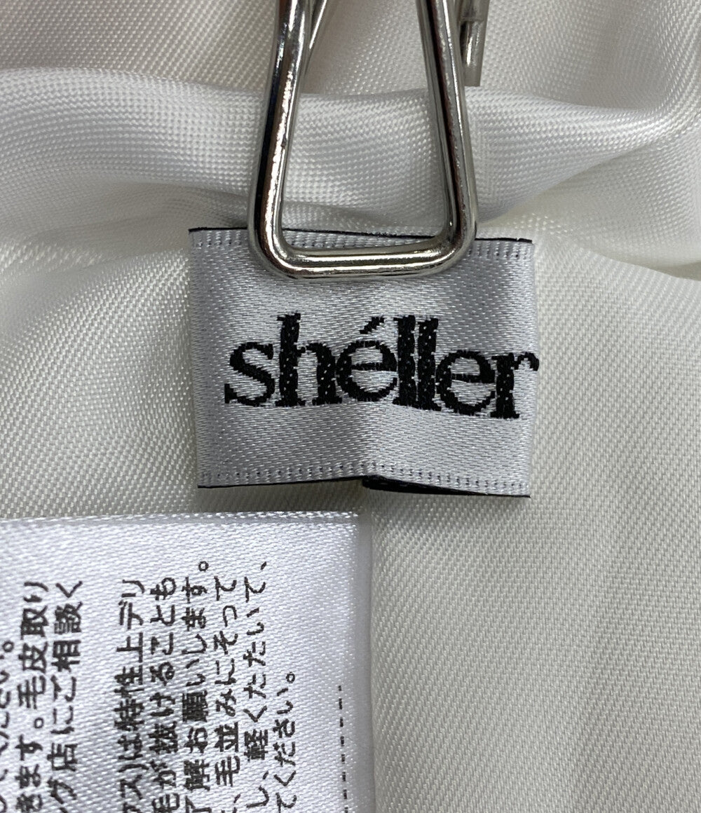 シェリエ ダウンベスト ホワイト      レディース SIZE F  sheller