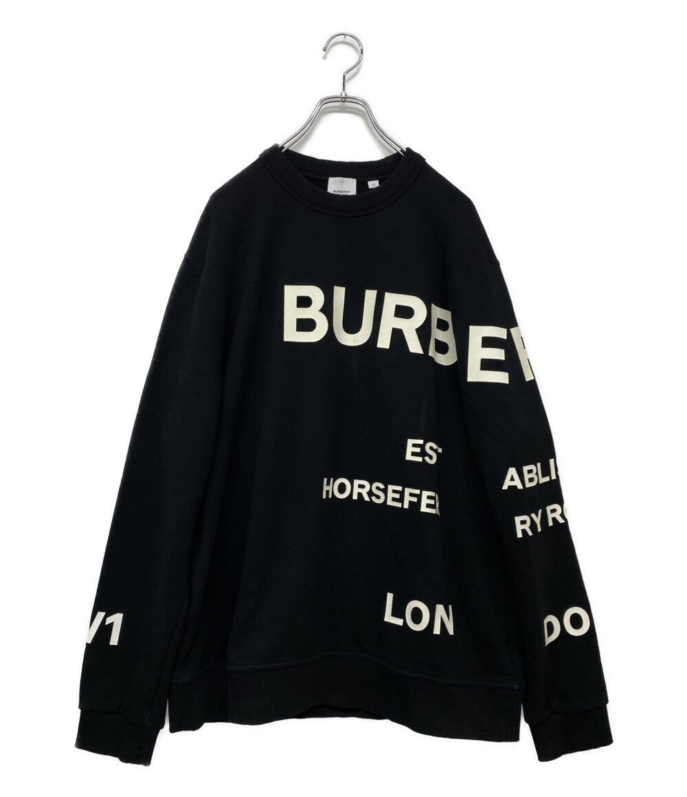 バーバリー  スウェット ロゴ ブラック      メンズ SIZE XL  BURBERRY