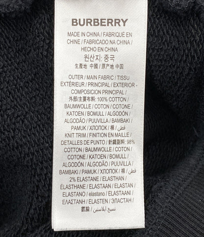 バーバリー  スウェット ロゴ ブラック      メンズ SIZE XL  BURBERRY