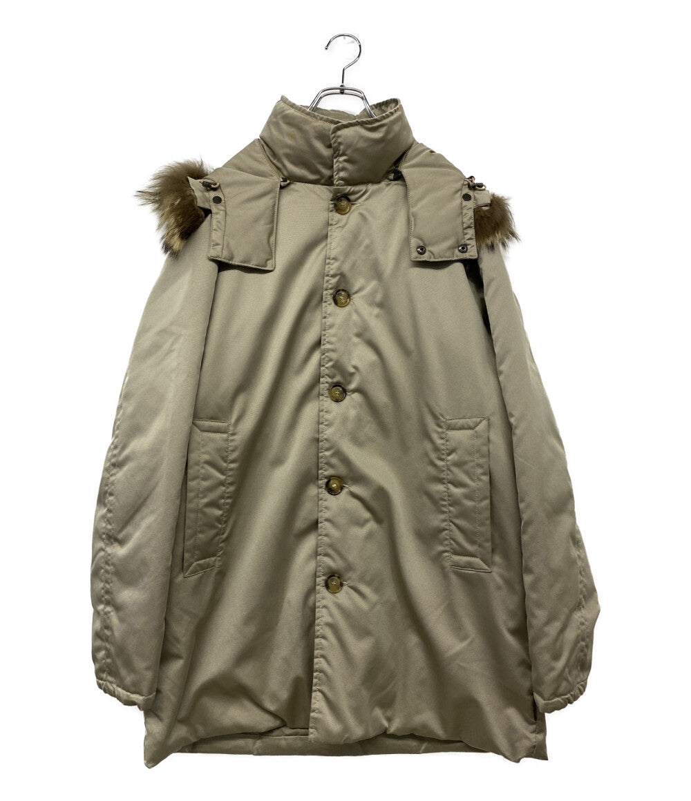 モンクレール  ダウンジャケット CEZANNE ファー ベージュ      メンズ SIZE 2  MONCLER