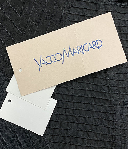 ヤッコマリカルド 長袖シャツ バンドカラー ブラック     1510800-21 レディース SIZE 1  YACCO MARICARD