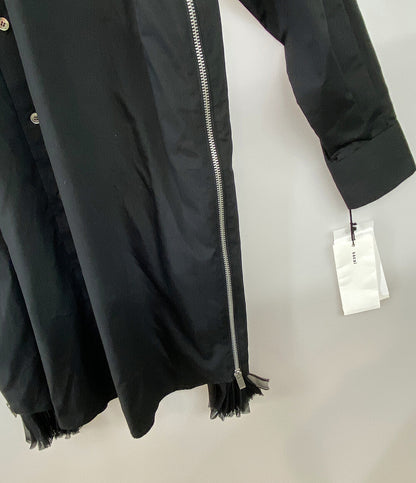 サカイ 美品 シャツワンピース ブラック     SCW-114 レディース SIZE 1  sacai