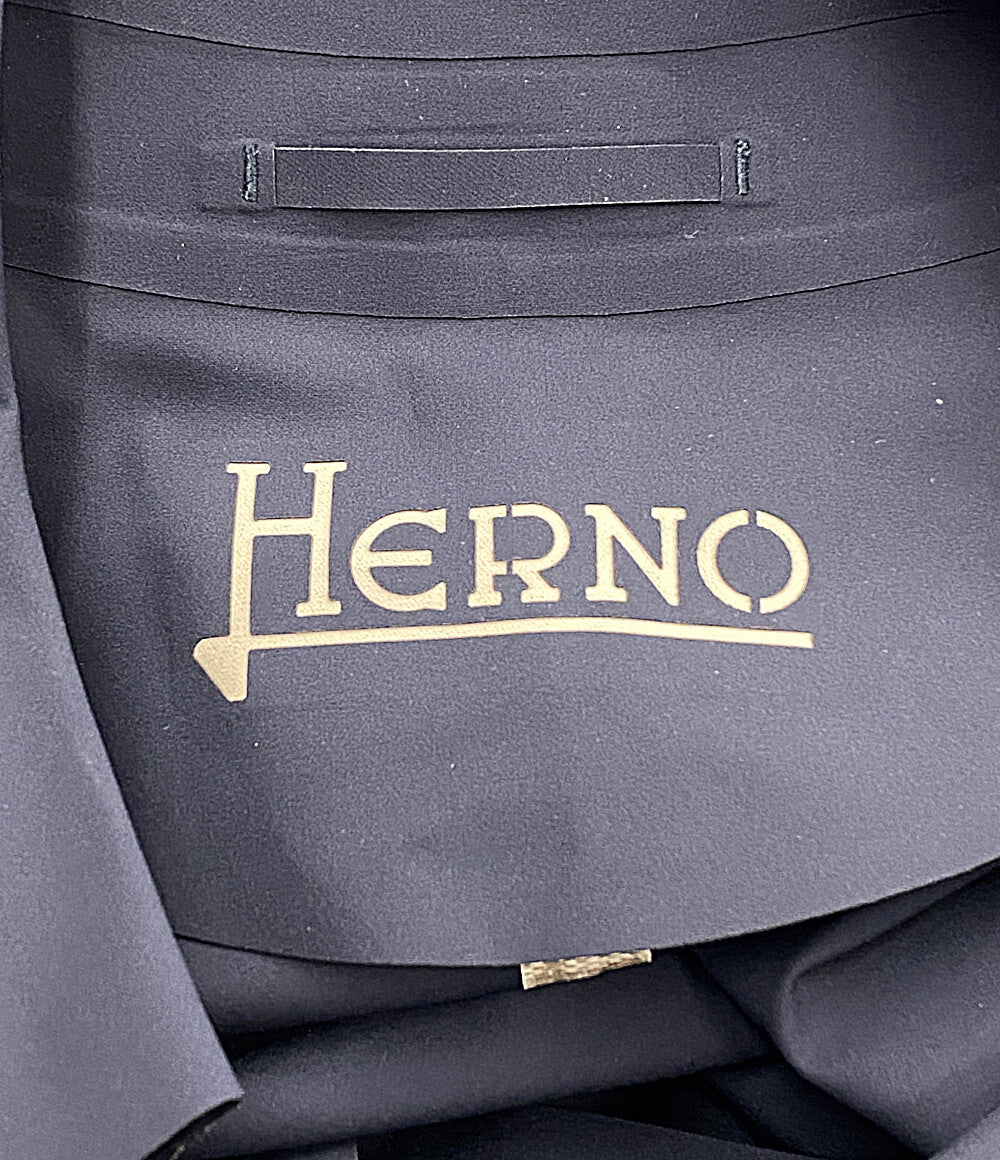 ヘルノ ステンカラーコート ネイビー メンズ SIZE 48 HERNO