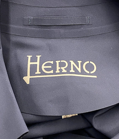 ヘルノ ステンカラーコート ネイビー メンズ SIZE 48 HERNO