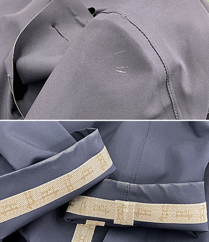 ヘルノ ステンカラーコート ネイビー メンズ SIZE 48 HERNO