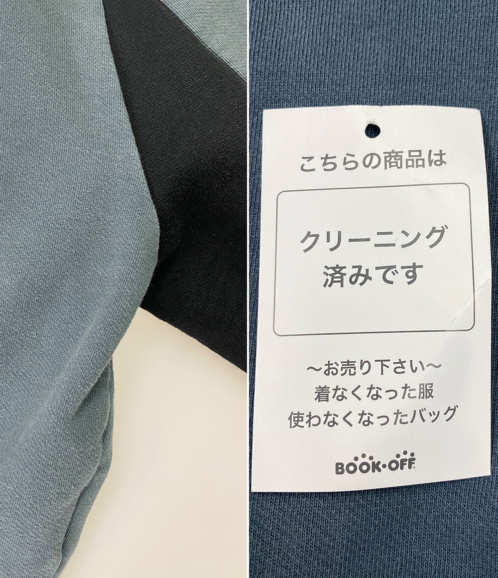 OFF WHITE スウェットパーカー グリーン ブラック WOMAN レディース SIZE S オフホワイト