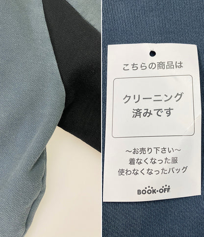 OFF WHITE スウェットパーカー グリーン ブラック WOMAN レディース SIZE S オフホワイト